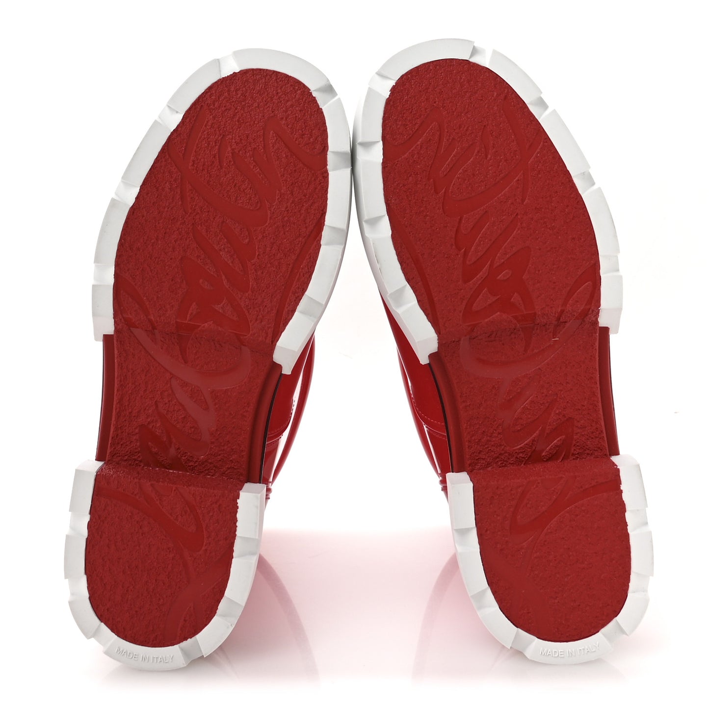 PVC Patent Toy Pluie Flat Rain Boots 35 Loubi