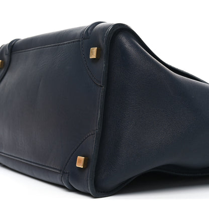 Celine Smooth Calfskin Mini Luggage Navy Blue 9 of 9