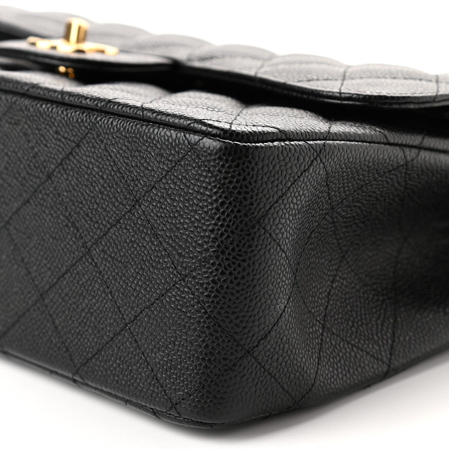 Chanel Caviar Quilted Jumbo Double Flap Black 9 of 11