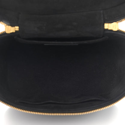 Christian Dior Lambskin Cannage Small Diortravel Vanity Case Black 5 of 10