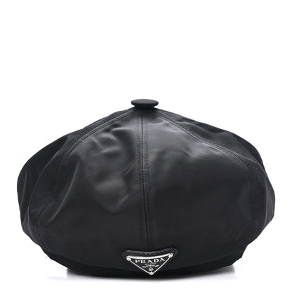 Prada Re-Nylon Newsboy Hat S Black 4 of 9