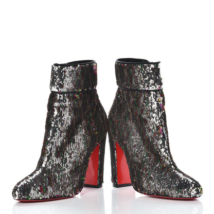 Christian Louboutin Paillettes Moulamax Booties 35.5 Multicolor 9 of 16