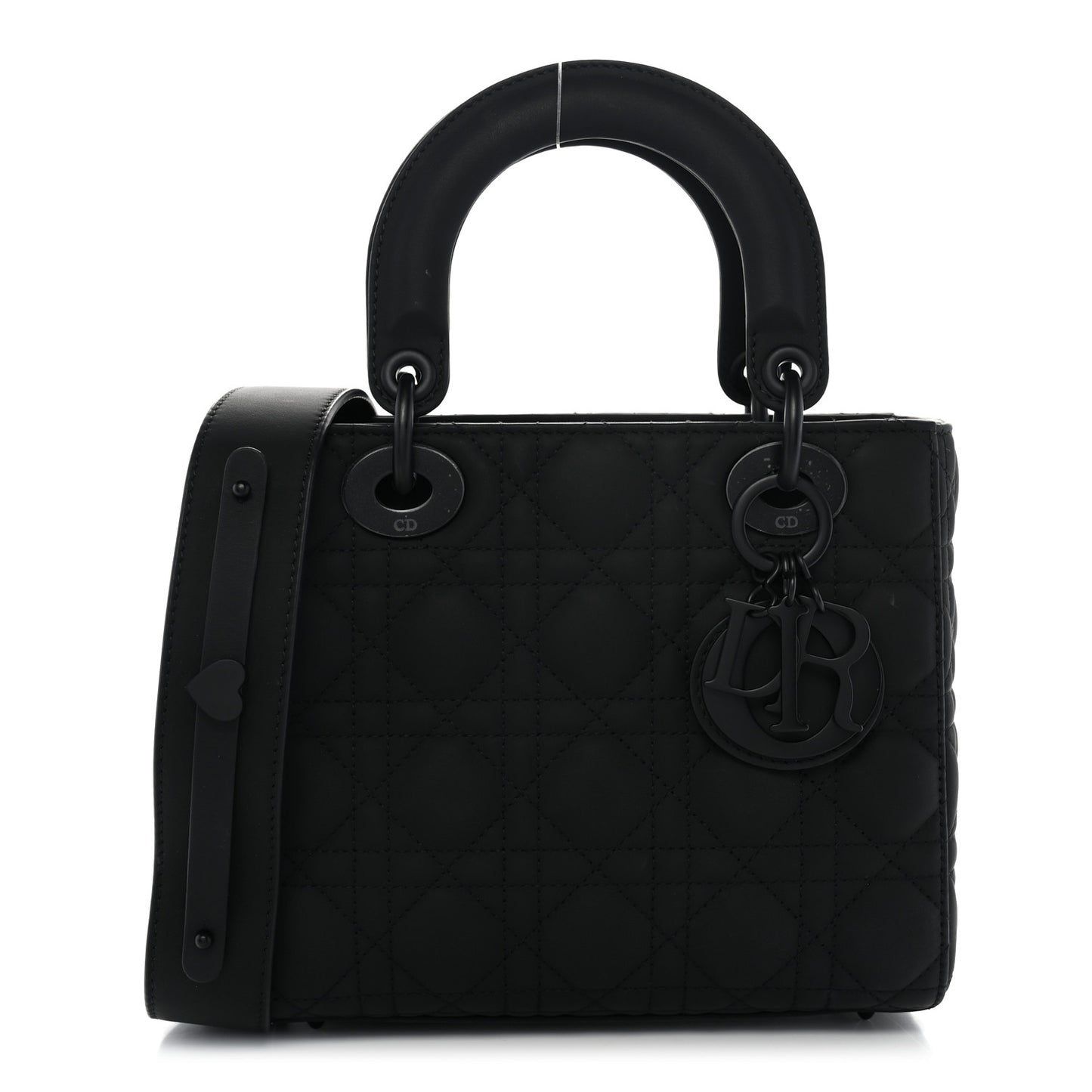 Ultra Matte Calfskin Cannage Small My ABCDior Lady Dior Black