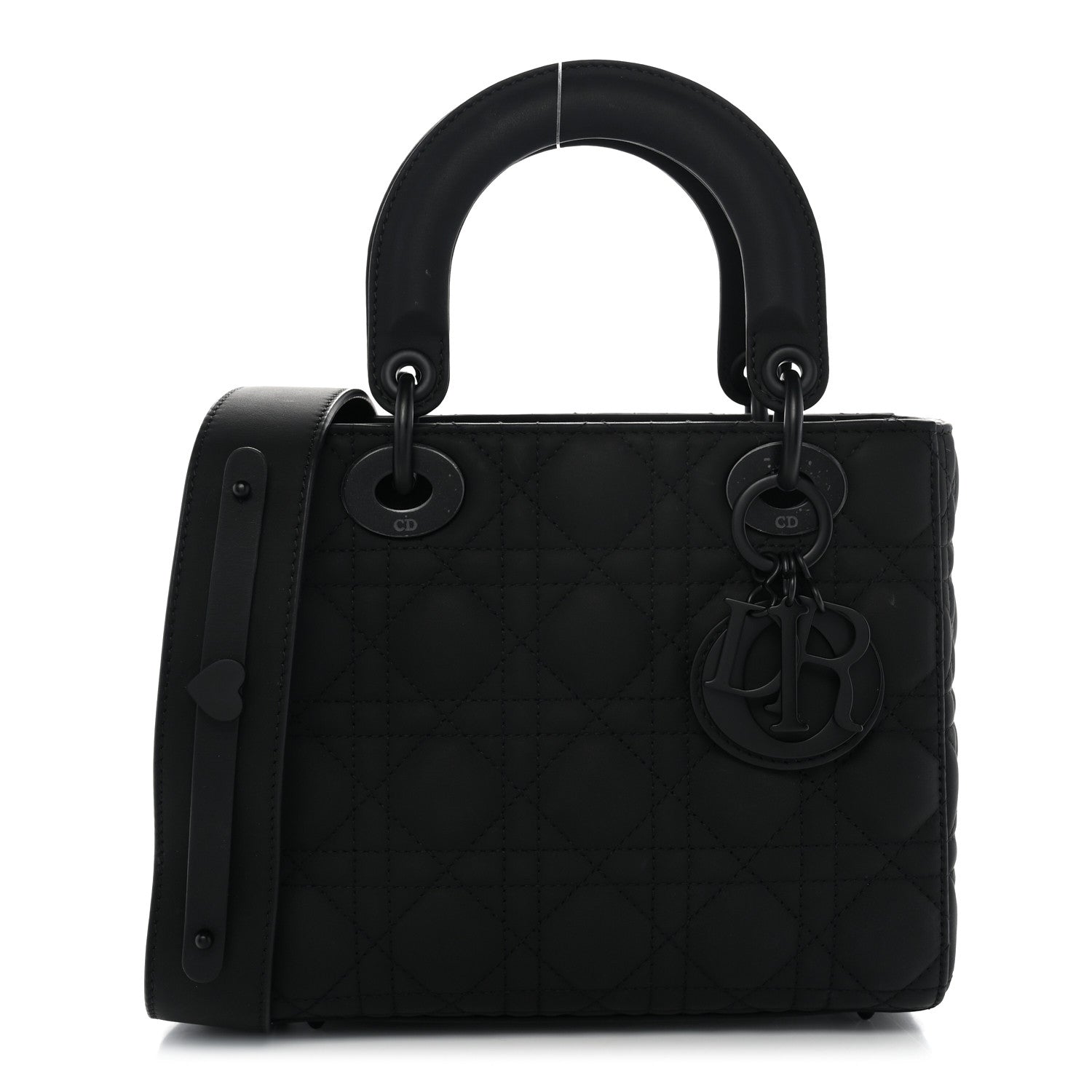 Christian Dior Ultra Matte Calfskin Cannage Small My ABCDior Lady Dior Black 1 of 12