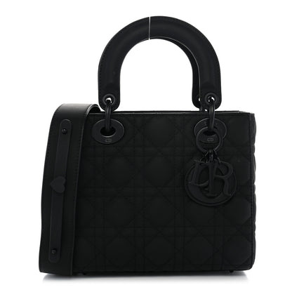Christian Dior Ultra Matte Calfskin Cannage Small My ABCDior Lady Dior Black 1 of 12