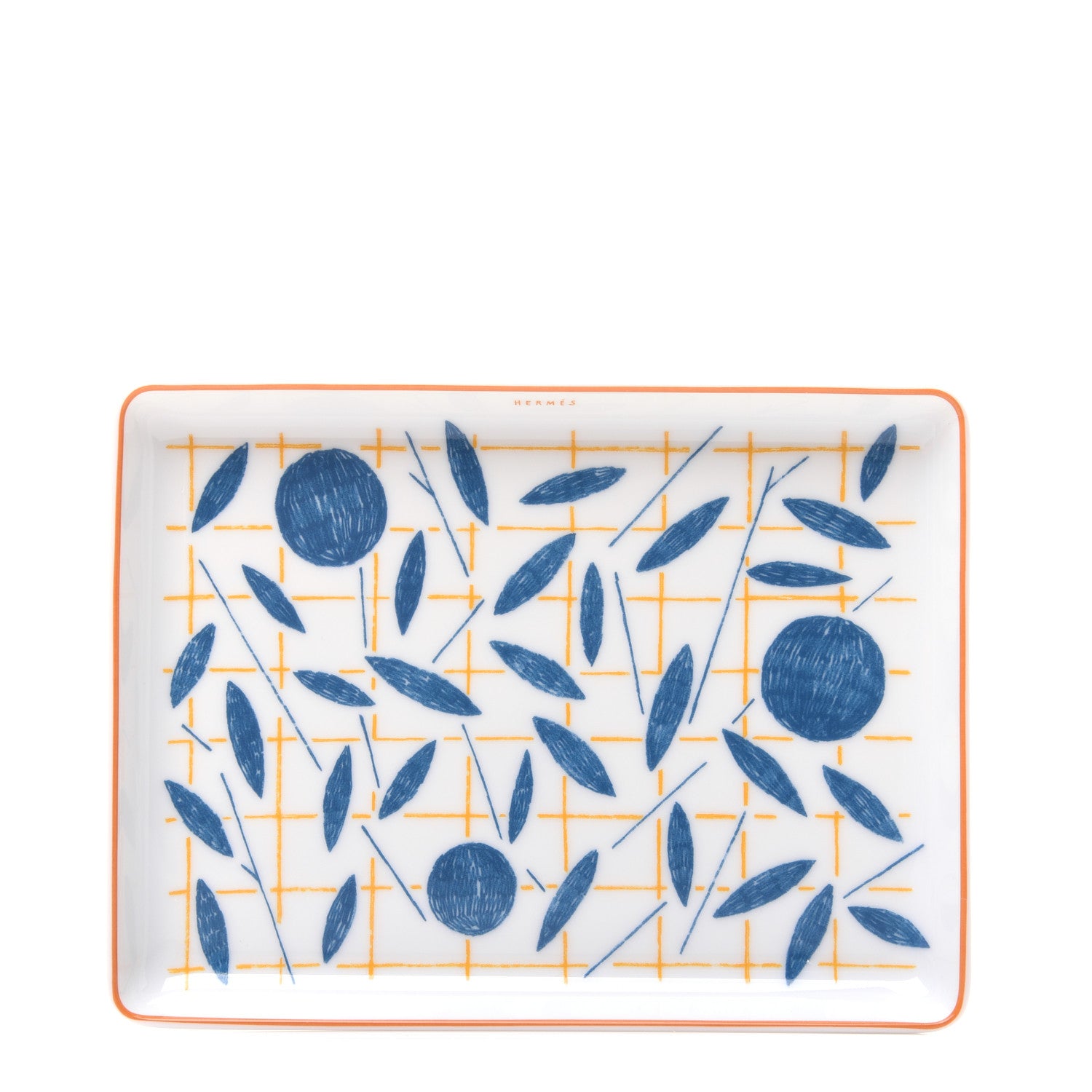 Hermes Porcelain Small A Walk In The Garden Tray 1 of 6