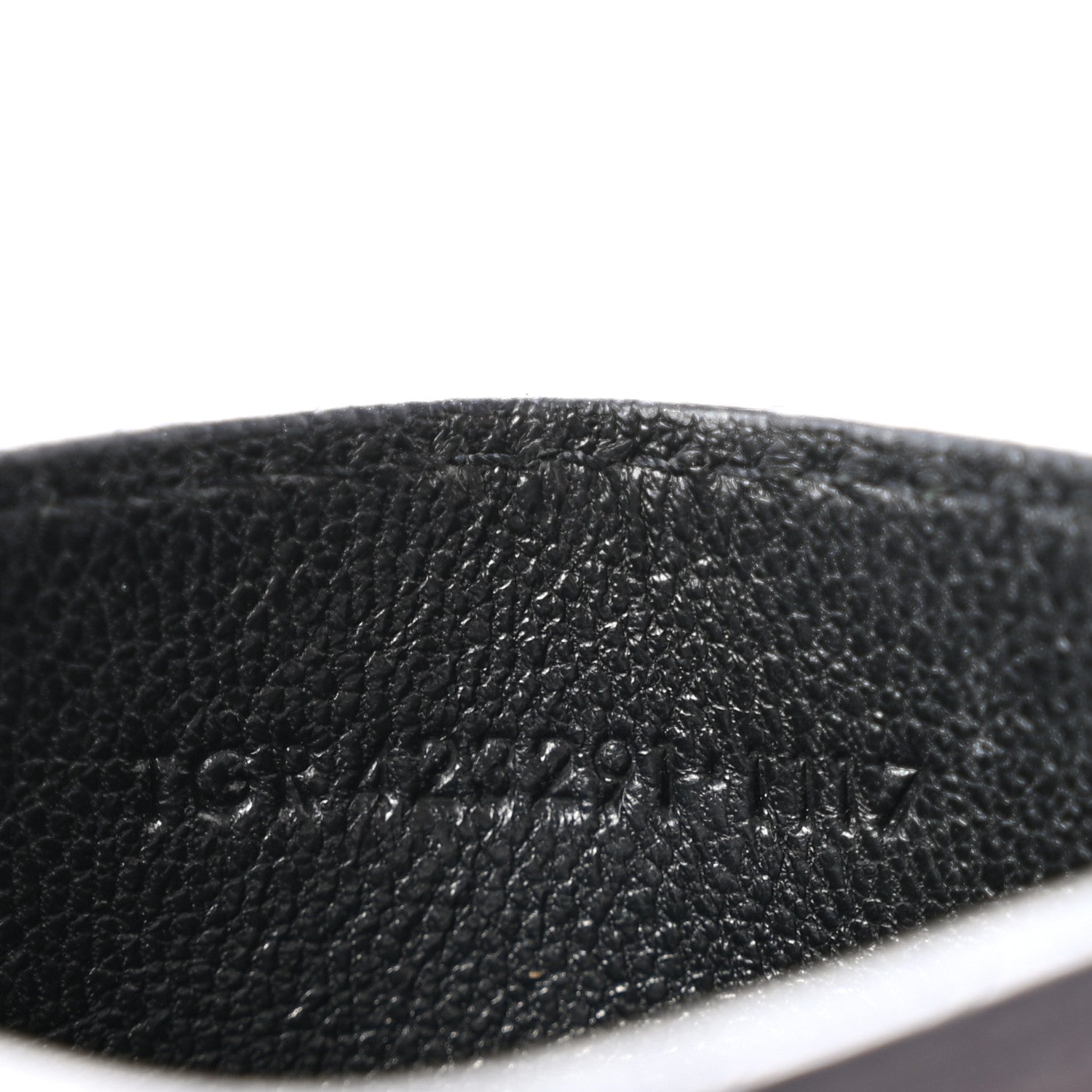 Saint Laurent Grain De Poudre Matelasse Chevron Monogram Credit Card Case Deep Marine 7 of 12