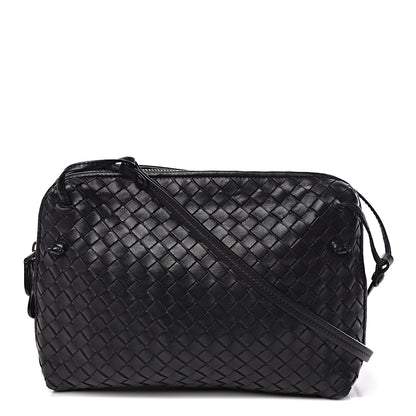 Bottega Veneta Nappa Intrecciato Pillow Crossbody Messenger Black 1 of 12