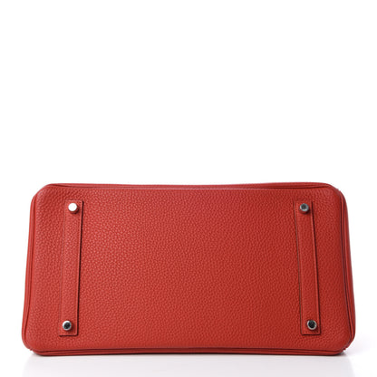 Hermes Togo Birkin 35 Vermillion 6 of 29