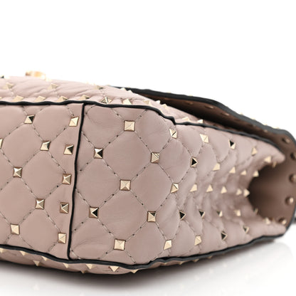 Valentino Garavani Nappa Large Rockstud Spike Shoulder Bag Poudre 11 of 11