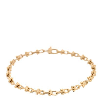 Tiffany 18K Yellow Gold Micro HardWear Link Bracelet 1 of 4