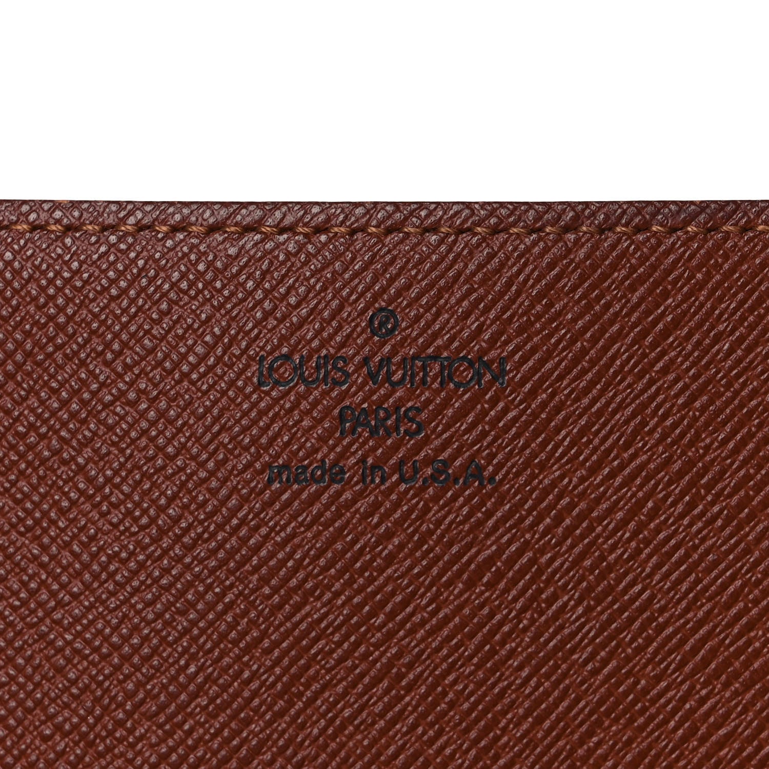 Louis Vuitton Monogram Simple Checkbook Holder Wallet Cover 6 of 9