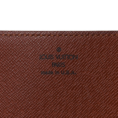 Louis Vuitton Monogram Simple Checkbook Holder Wallet Cover 6 of 9
