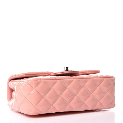 Chanel Patent Calfskin Quilted Mini Rectangular Flap Light Pink 4 of 8