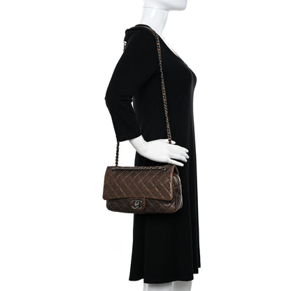 Chanel Iridescent Caviar Quilted Small Chic Flap Brown 2 of 11