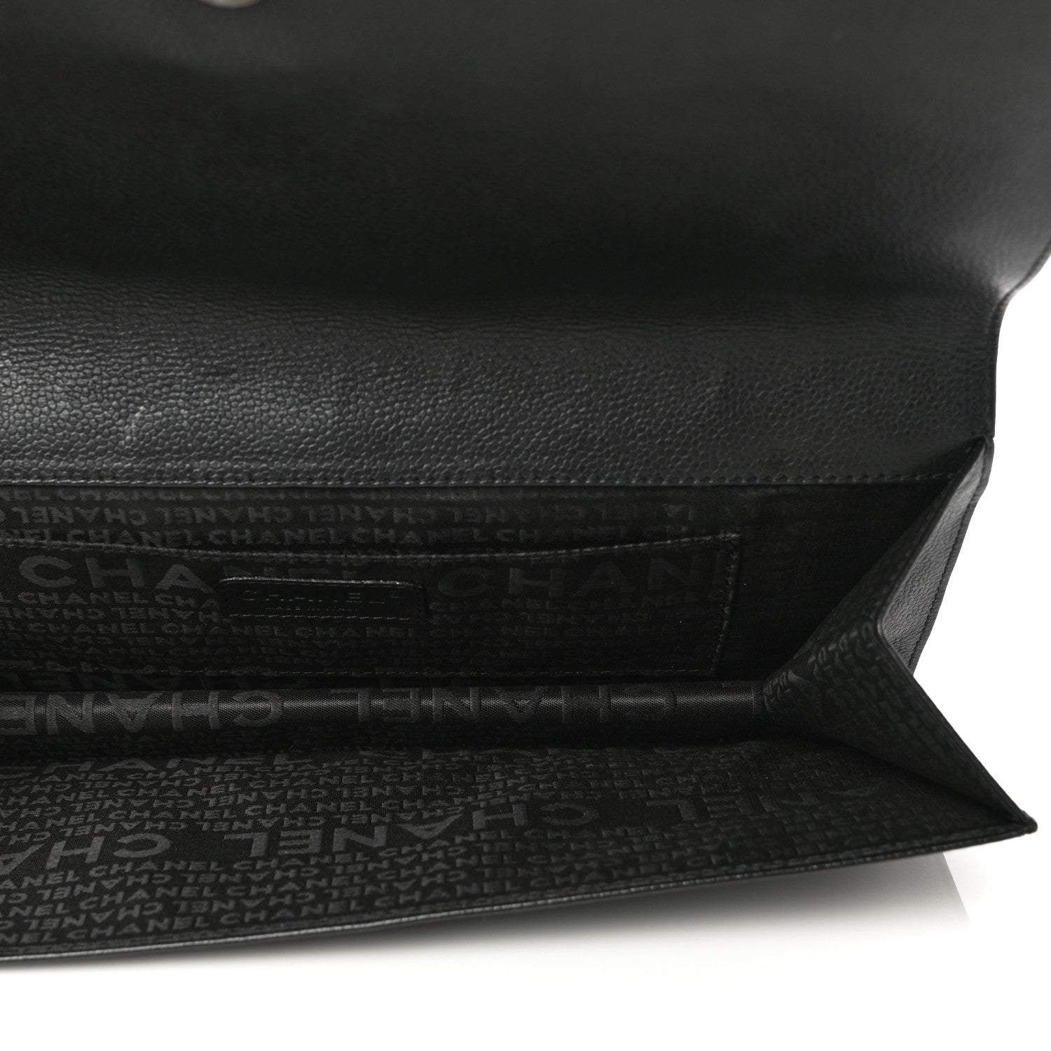 Chanel Caviar Double Pocket Flap Bag Black 5 of 12