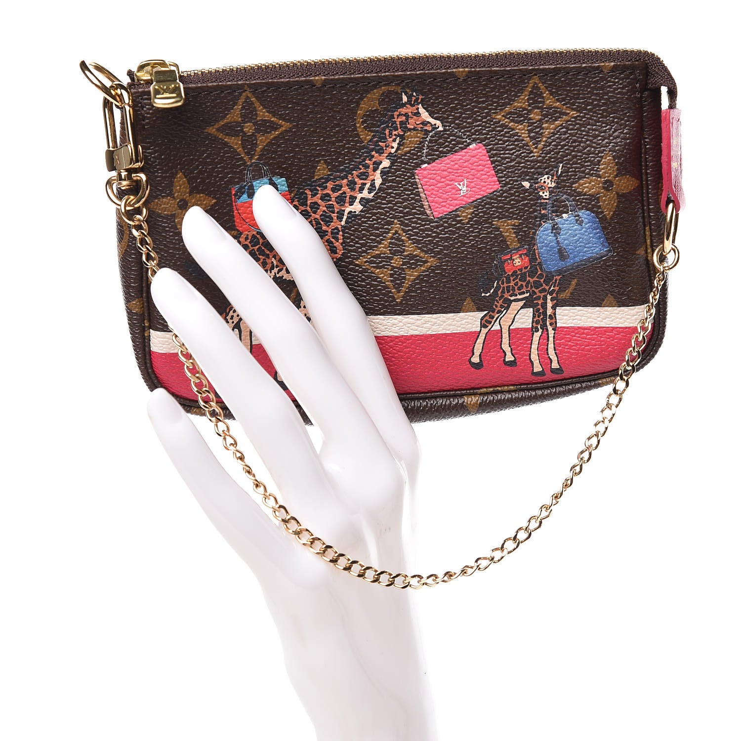 Louis Vuitton Monogram 2017 Christmas Animation Mini Pochette Accessories 2 of 10