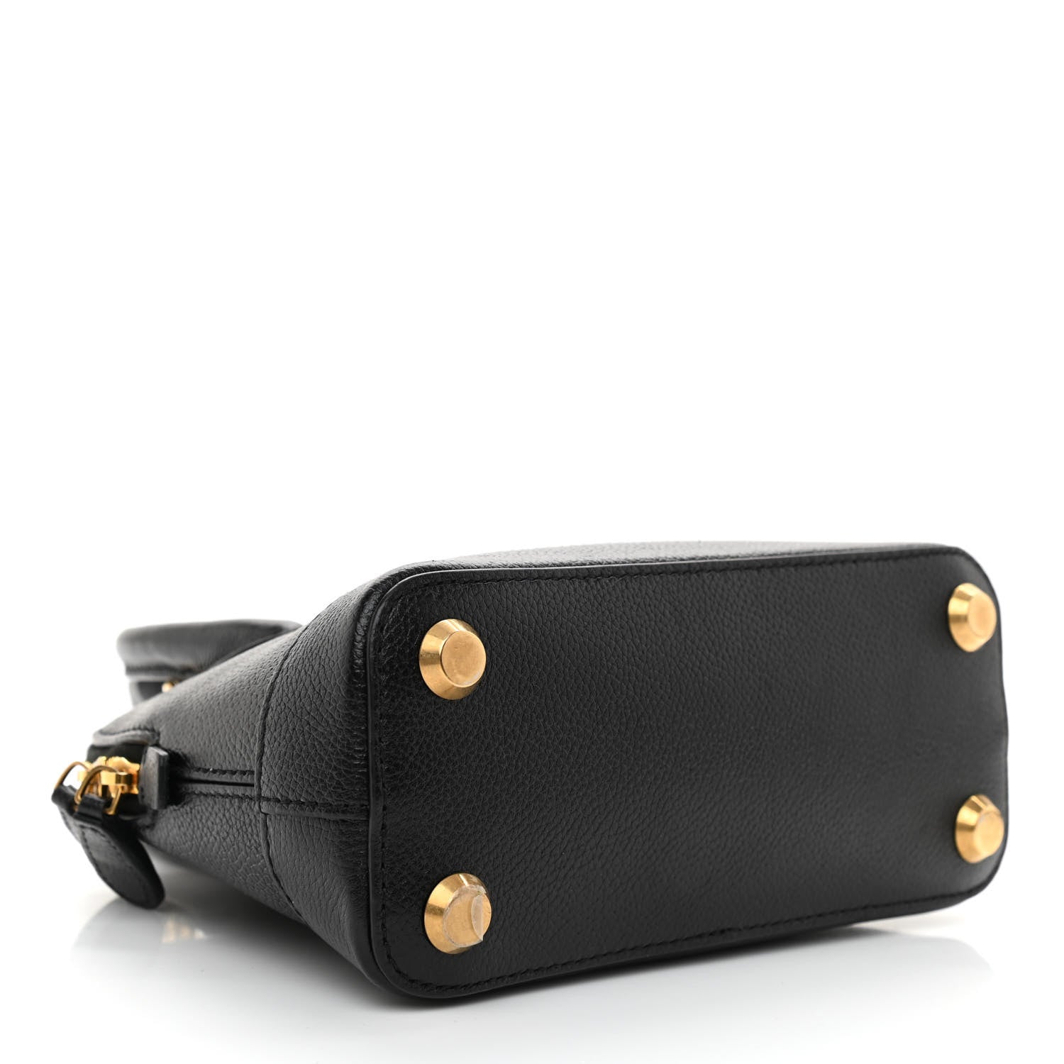 Balenciaga Grained Calfskin XXS Ville Top Handle Bag Black 4 of 8