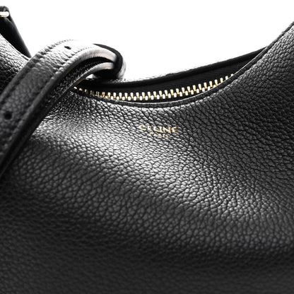 Celine Supple Grained Calfskin Teen Lulu Shoulder Bag Black 8 of 10