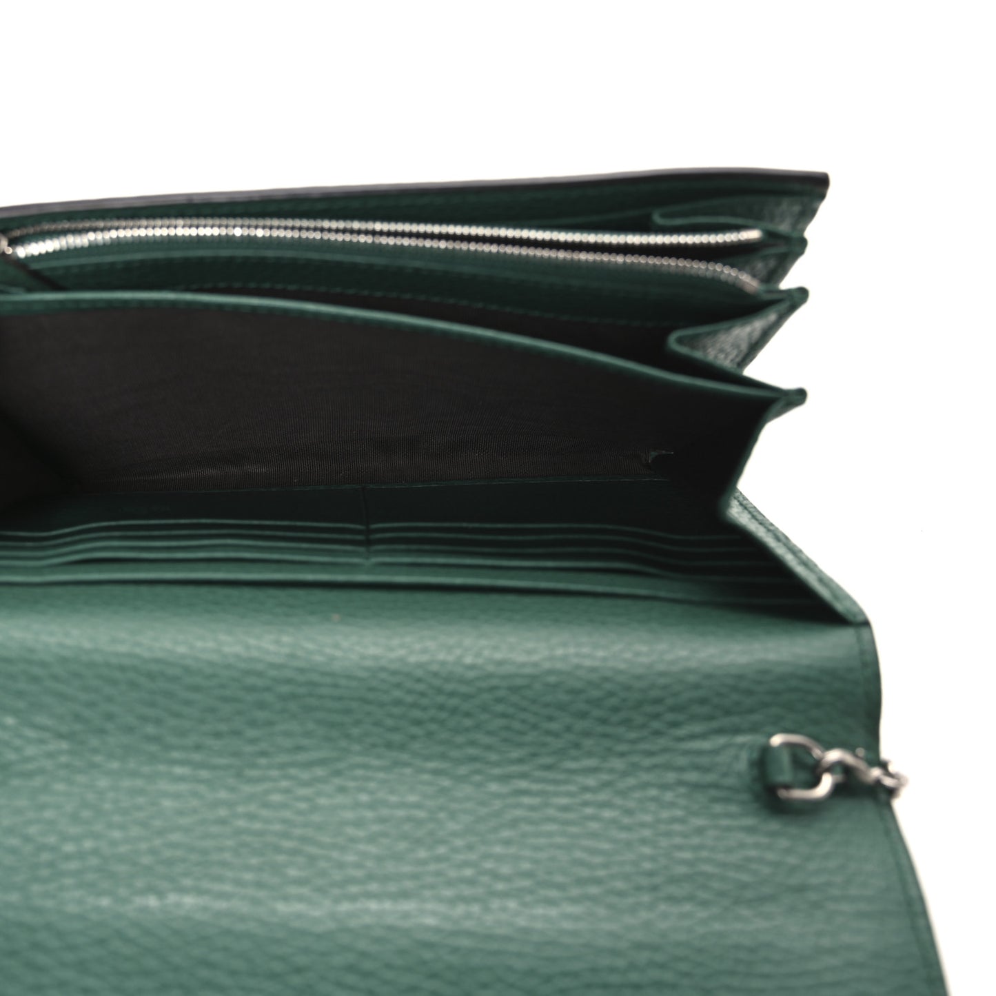 Calfskin Mini Dionysus Chain Wallet Emerald