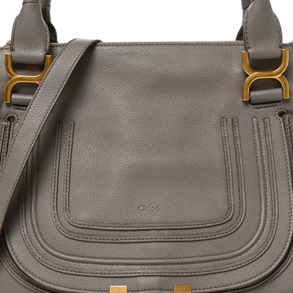 Chloe Calfskin Medium Marcie Satchel Cashmere Grey 8 of 10