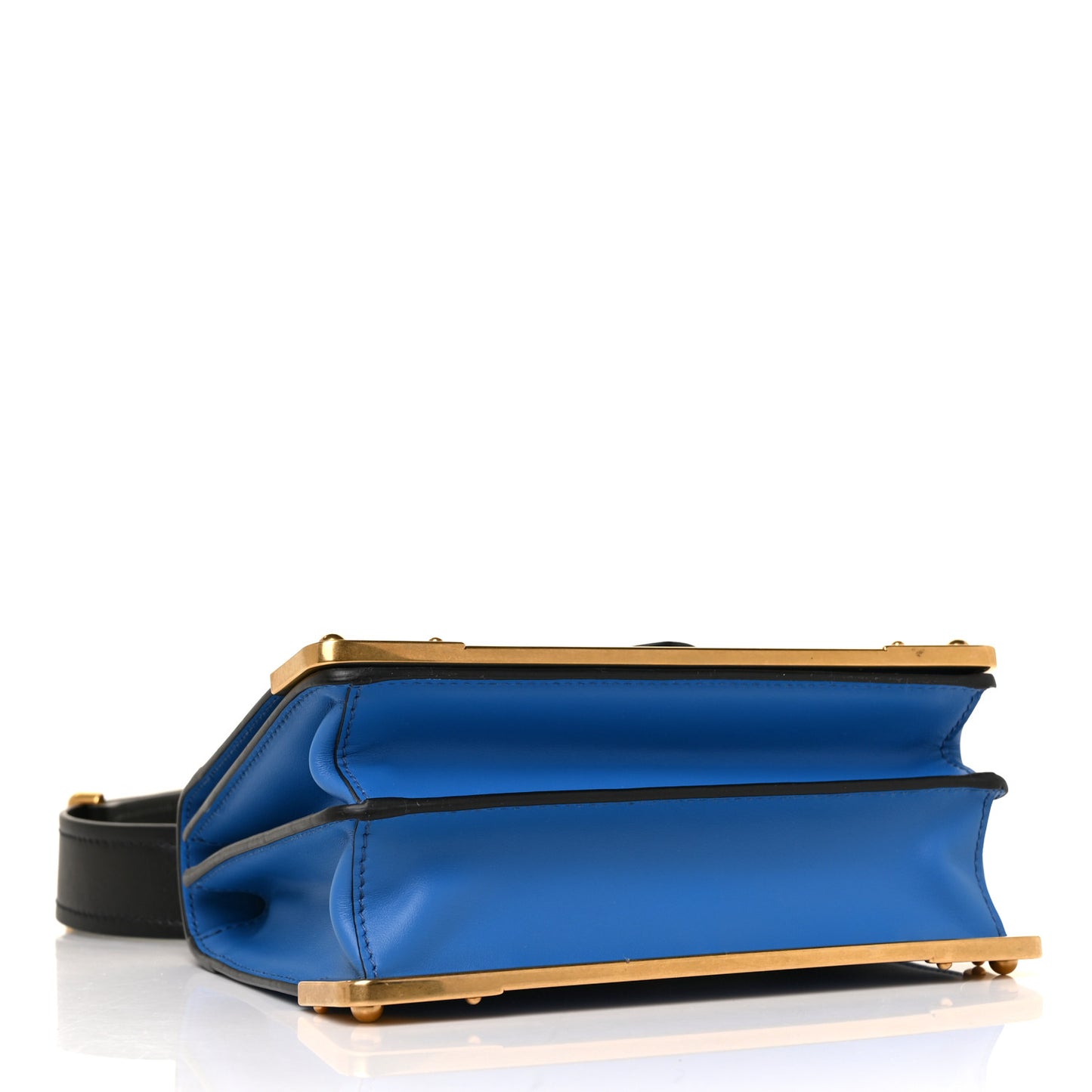 City Calf Saffiano Cahier Bag Marea Black