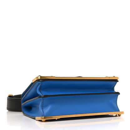 Prada City Calf Saffiano Cahier Bag Marea Black 3 of 7