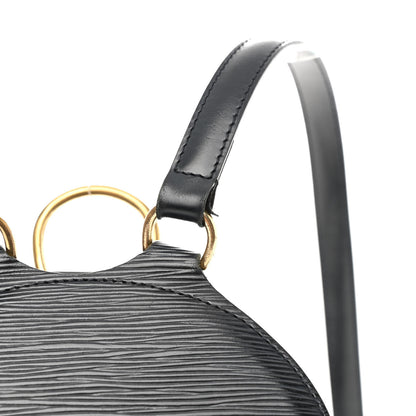 Louis Vuitton Epi Mabillon Backpack Black 14 of 25