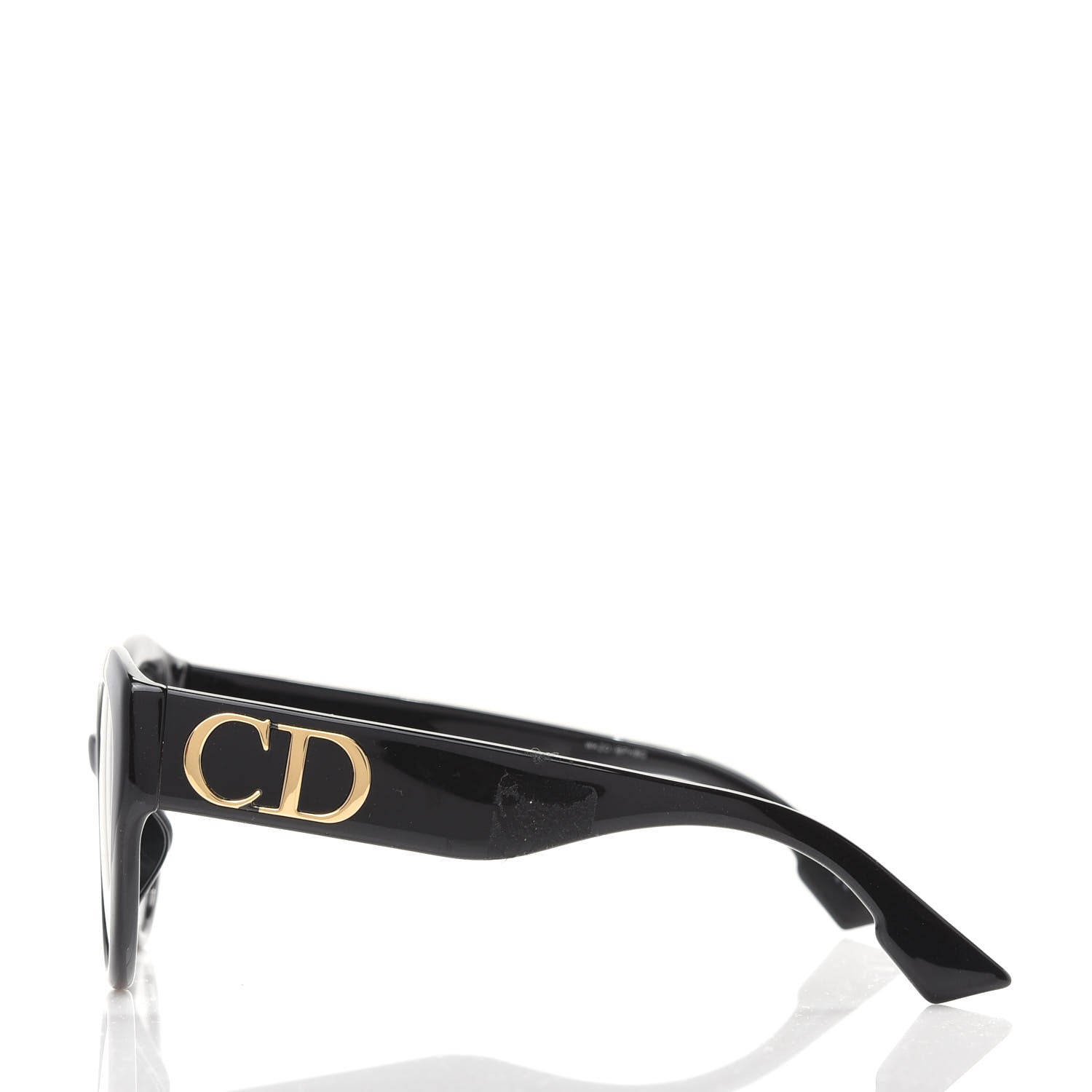 Christian Dior Acetate DDiorF Cat Eye Sunglasses Black 3 of 7