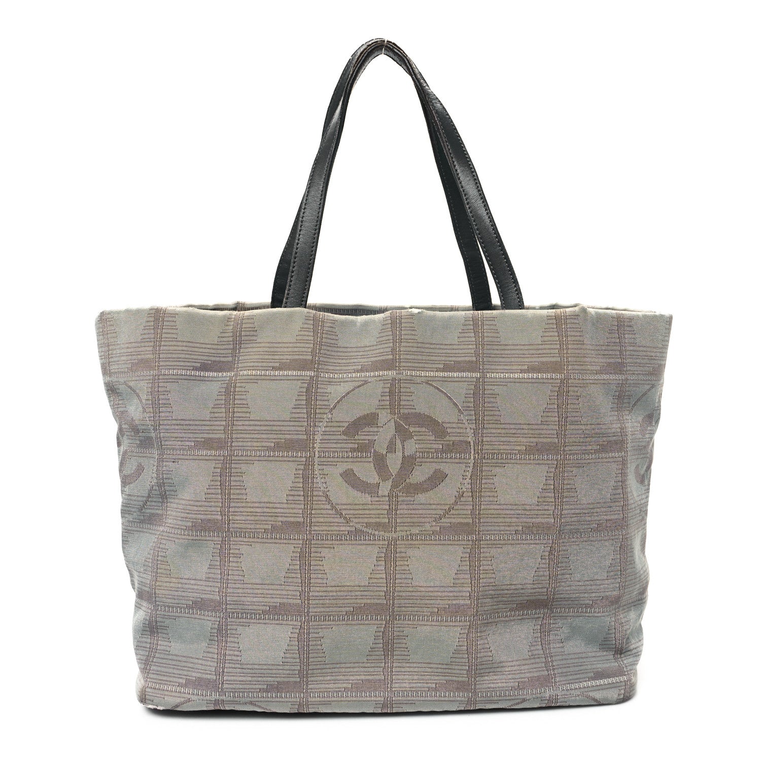 Chanel Nylon Travel Tote Gray 1 of 13