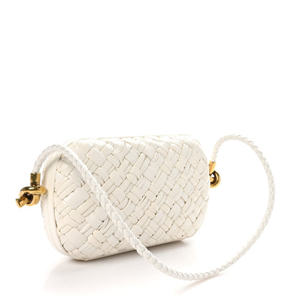 Bottega Veneta Calfskin Intrecciato Knot On Strap Bone 3 of 9