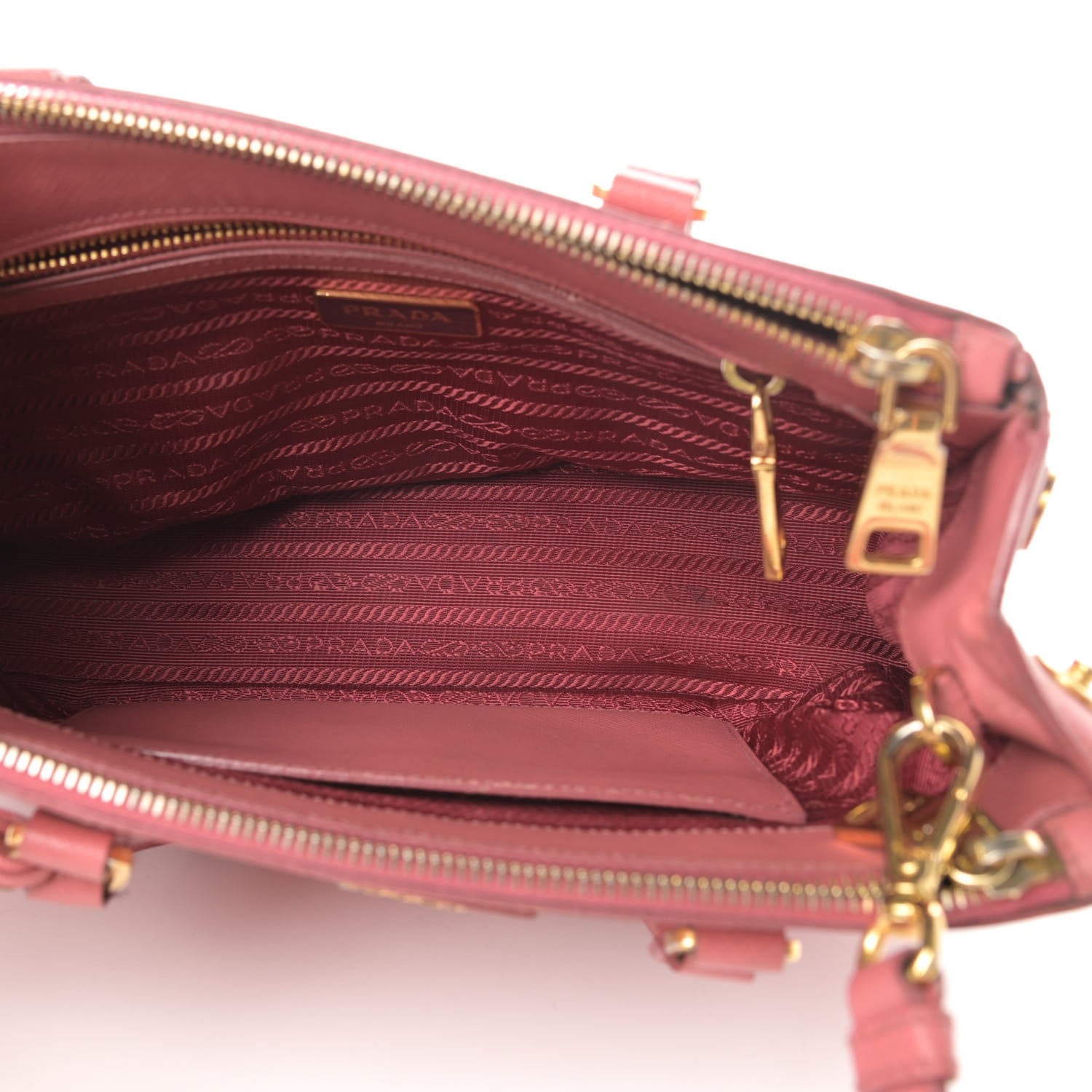 Prada Saffiano Small Galleria Double Zip Tote Tamaris 6 of 22