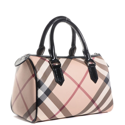 Burberry Nova Check Small Chester Bowling Bag Black 3 of 12