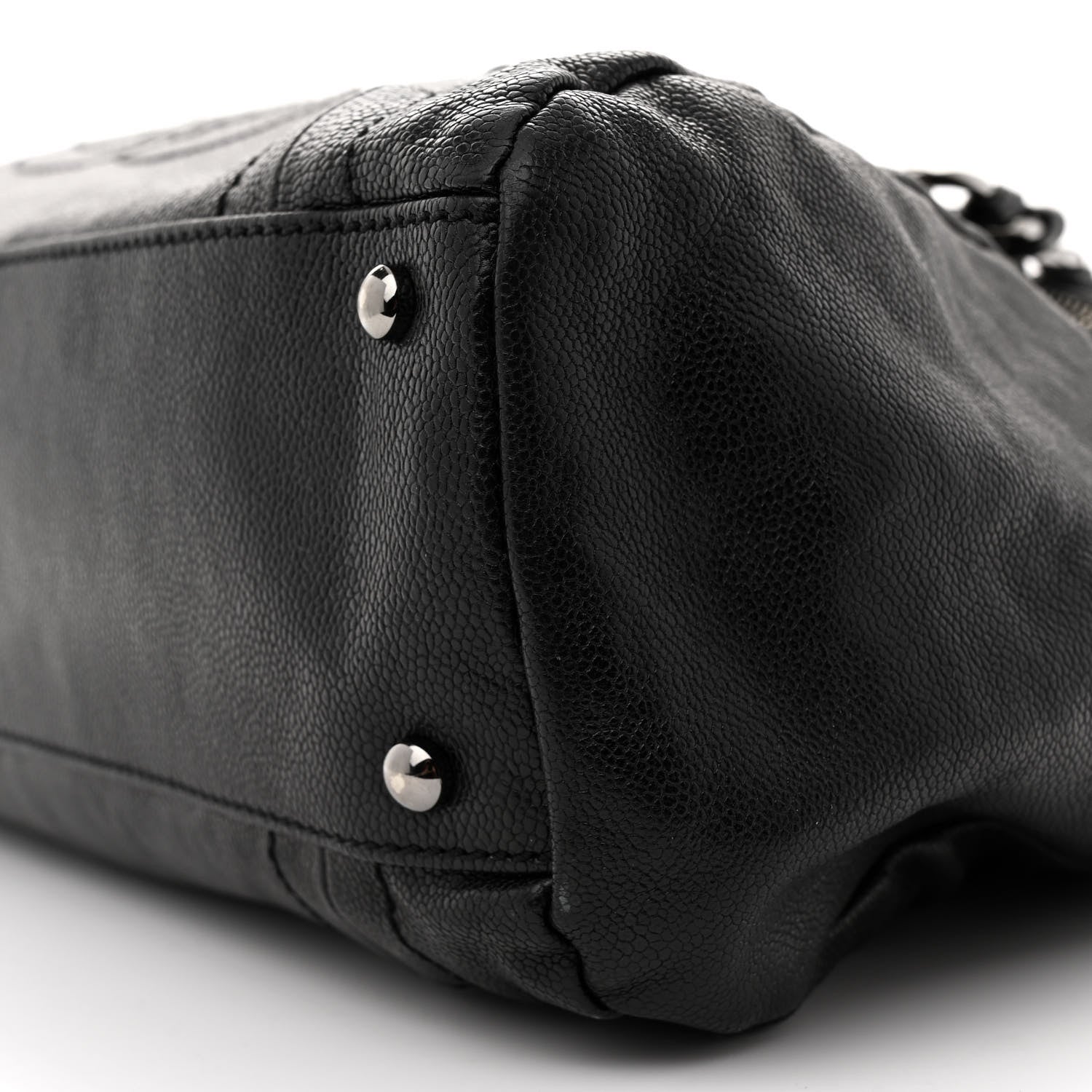 Chanel Glazed Caviar Modern Chain Tote Black 10 of 14