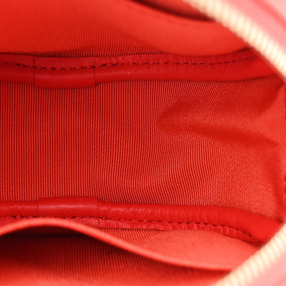 Chanel Caviar Quilted Round Clutch With Chain Red 5 of 10