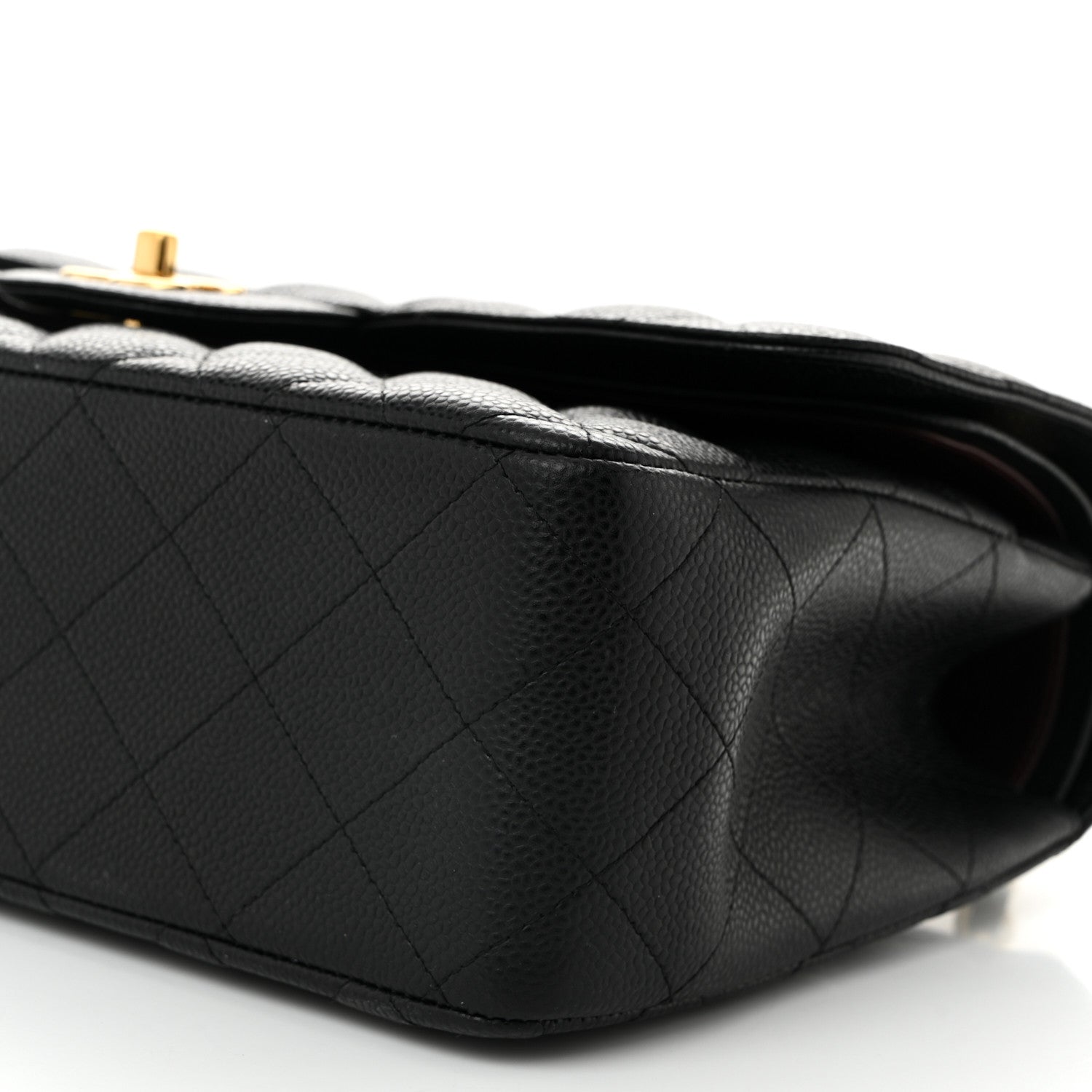 Chanel Caviar Quilted Jumbo Double Flap Black 10 of 11