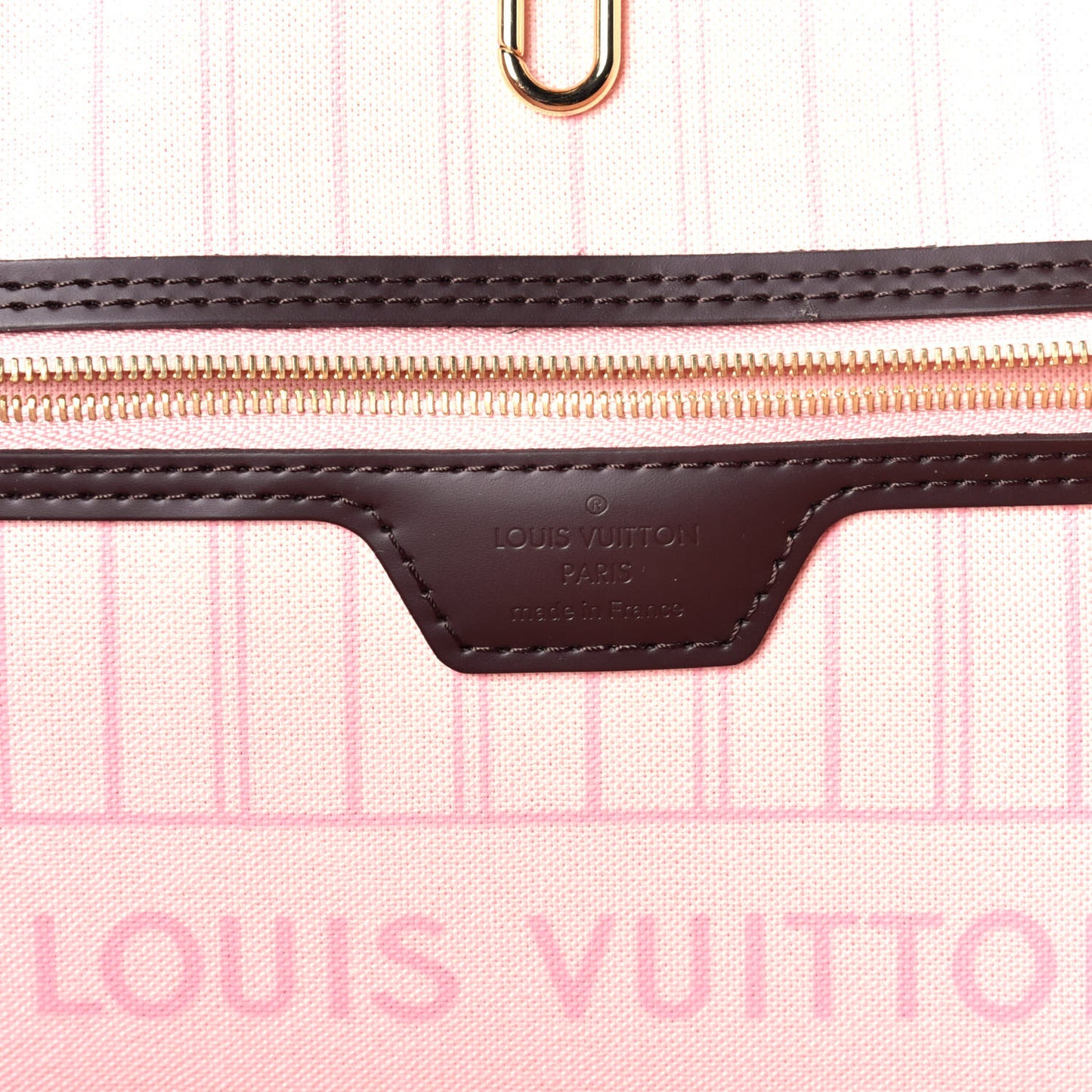 Damier Ebene Neo Neverfull MM Rose Ballerine