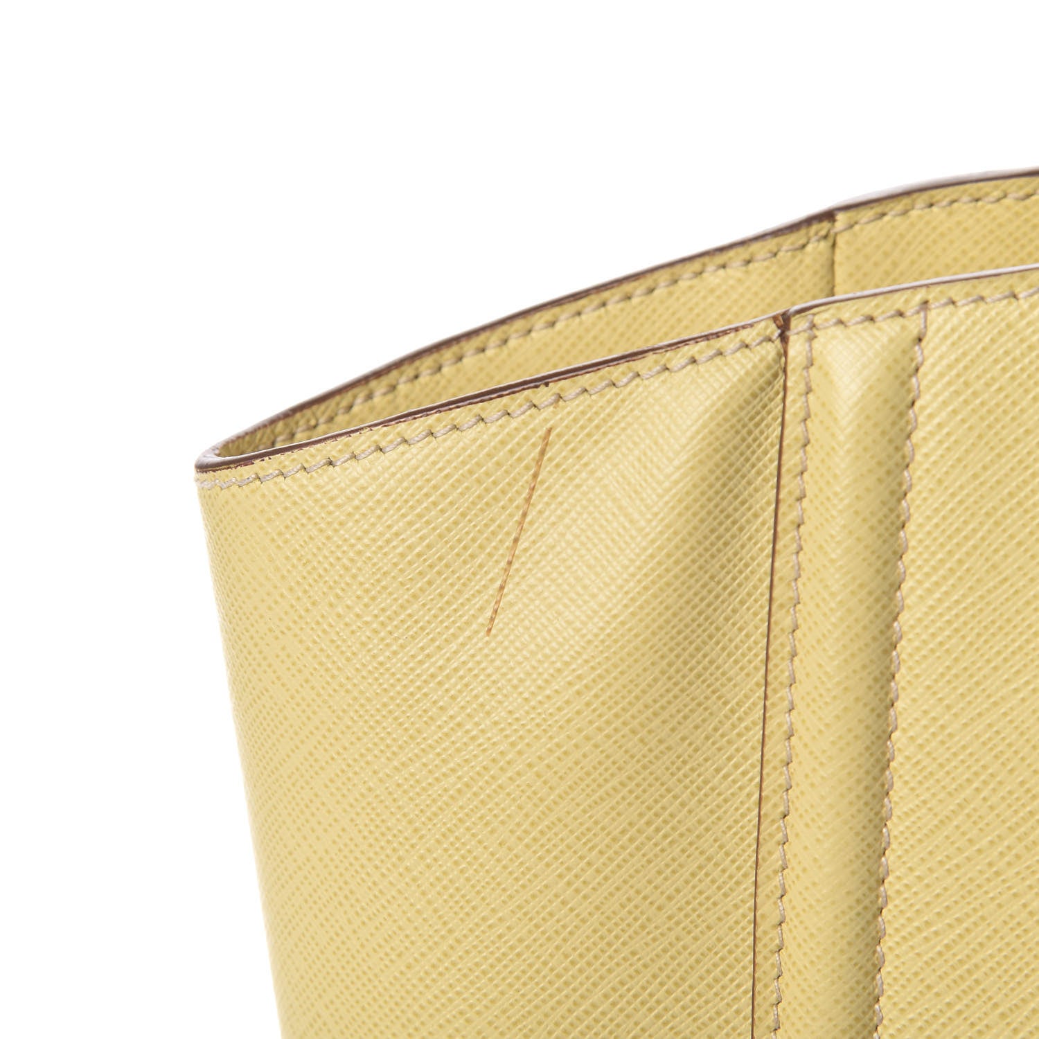 Prada Saffiano Bi-Color Tote Ananas Talco 16 of 16