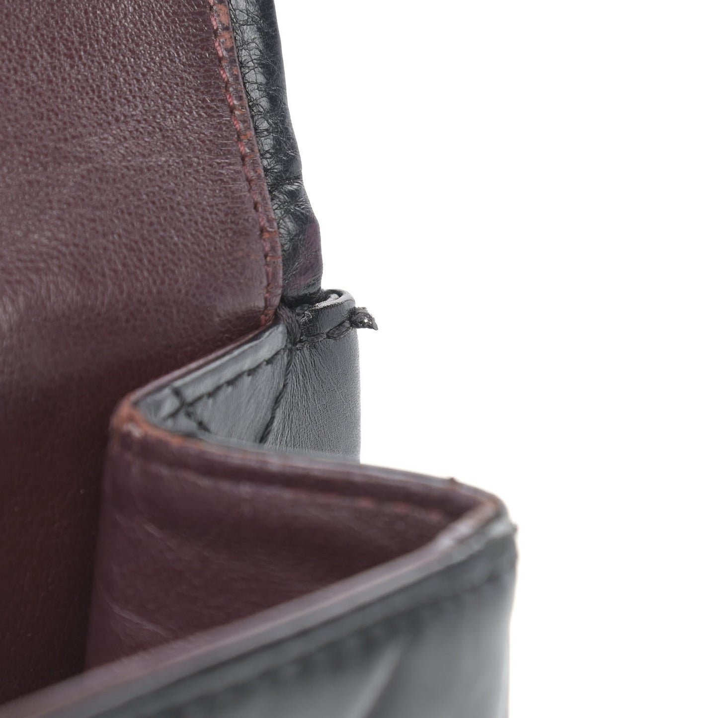 Aged Calfskin Quilted 2.55 Reissue 227 Flap Black