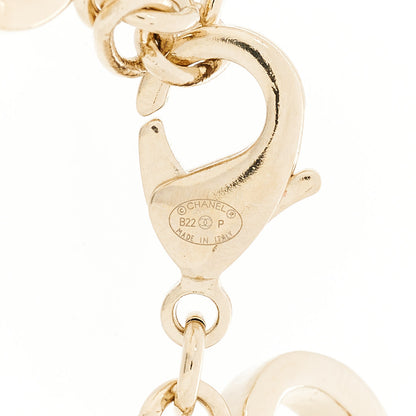 Chanel Metal CC Heart Coco In Love Bracelet Light Gold 4 of 5
