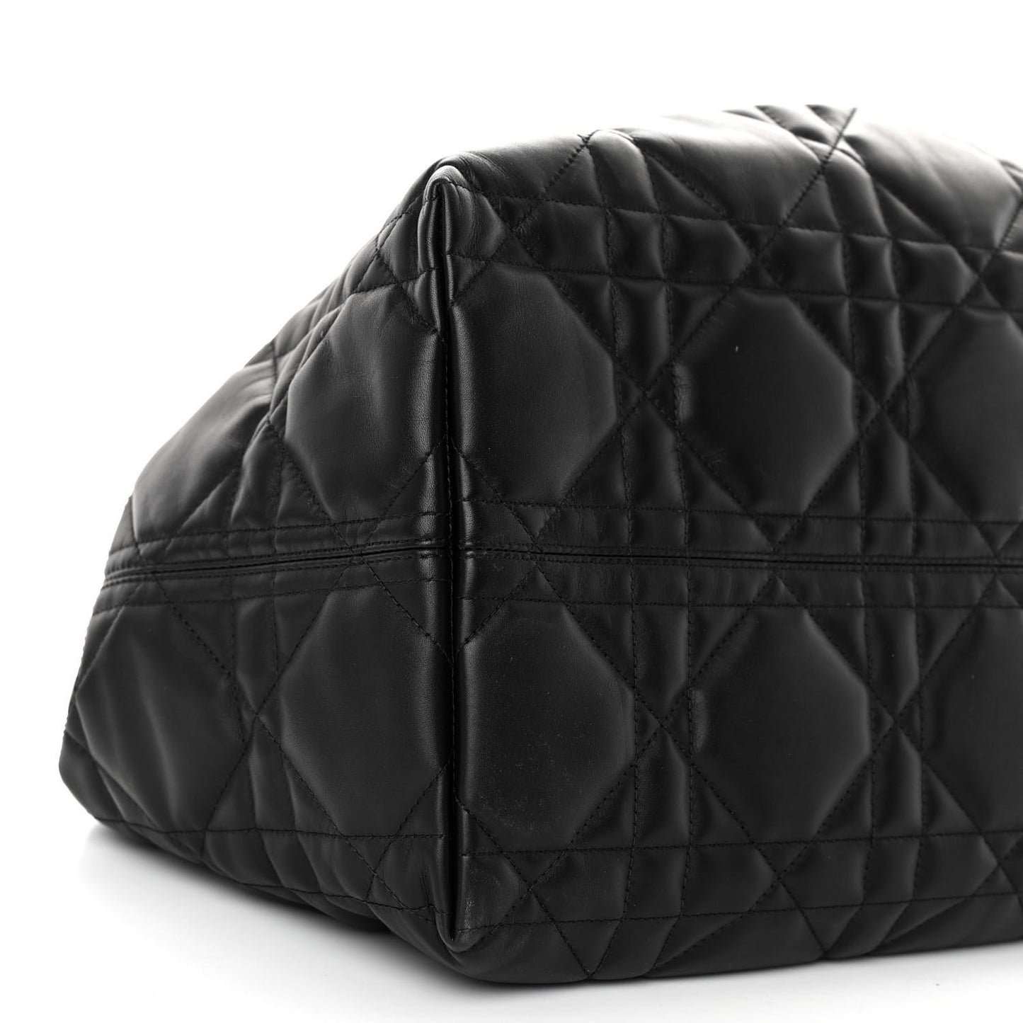 Calfskin Macrocannage Large Toujours Black