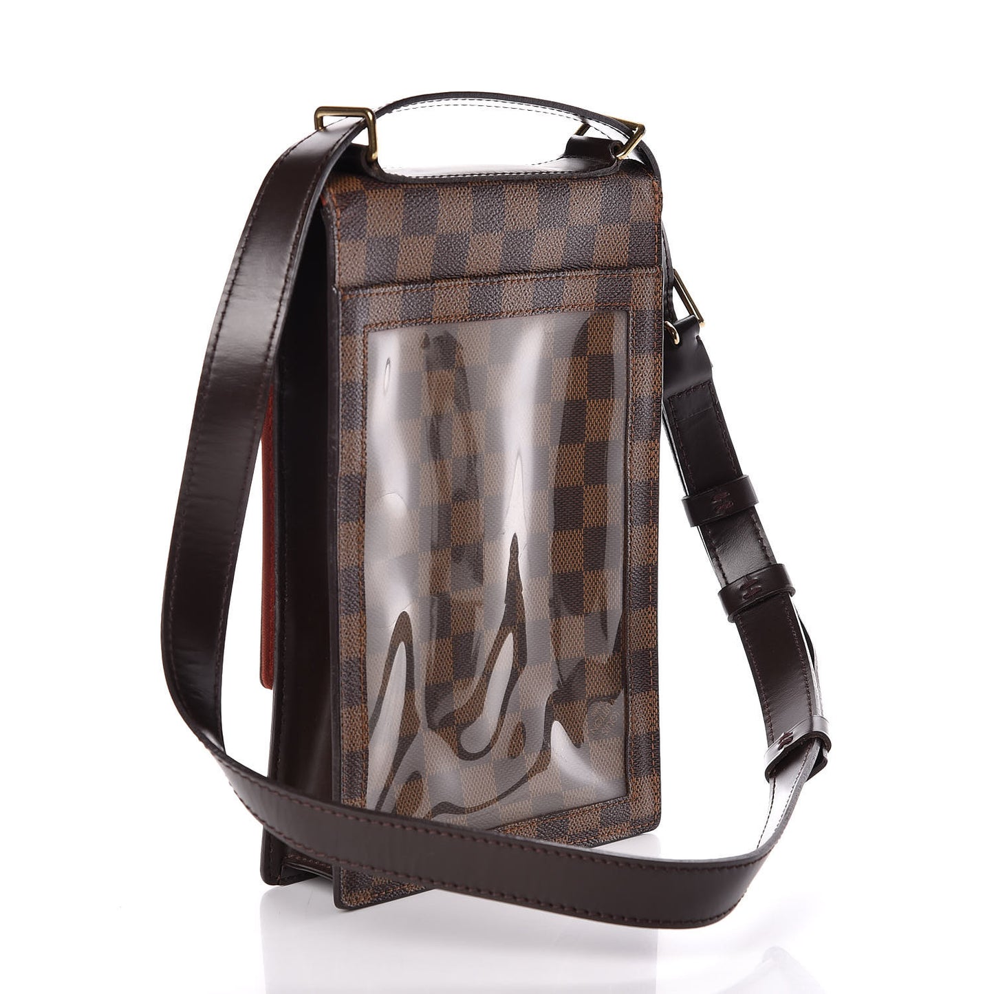 Damier Ebene Portobello Travel Shoulder Bag