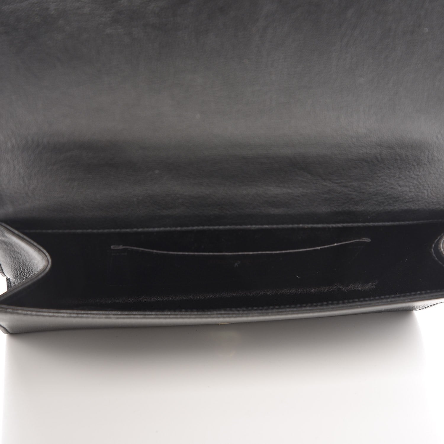 Saint Laurent Calfskin Monogram Large Belle De Jour Clutch Black 5 of 6