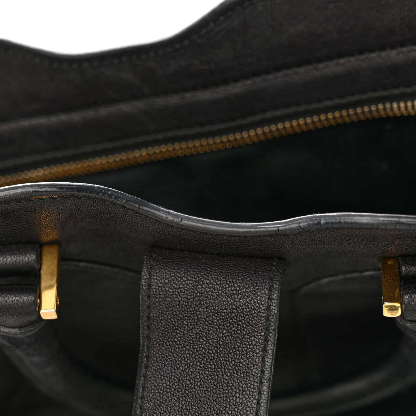 Calfskin Small Classic Y Cabas Black
