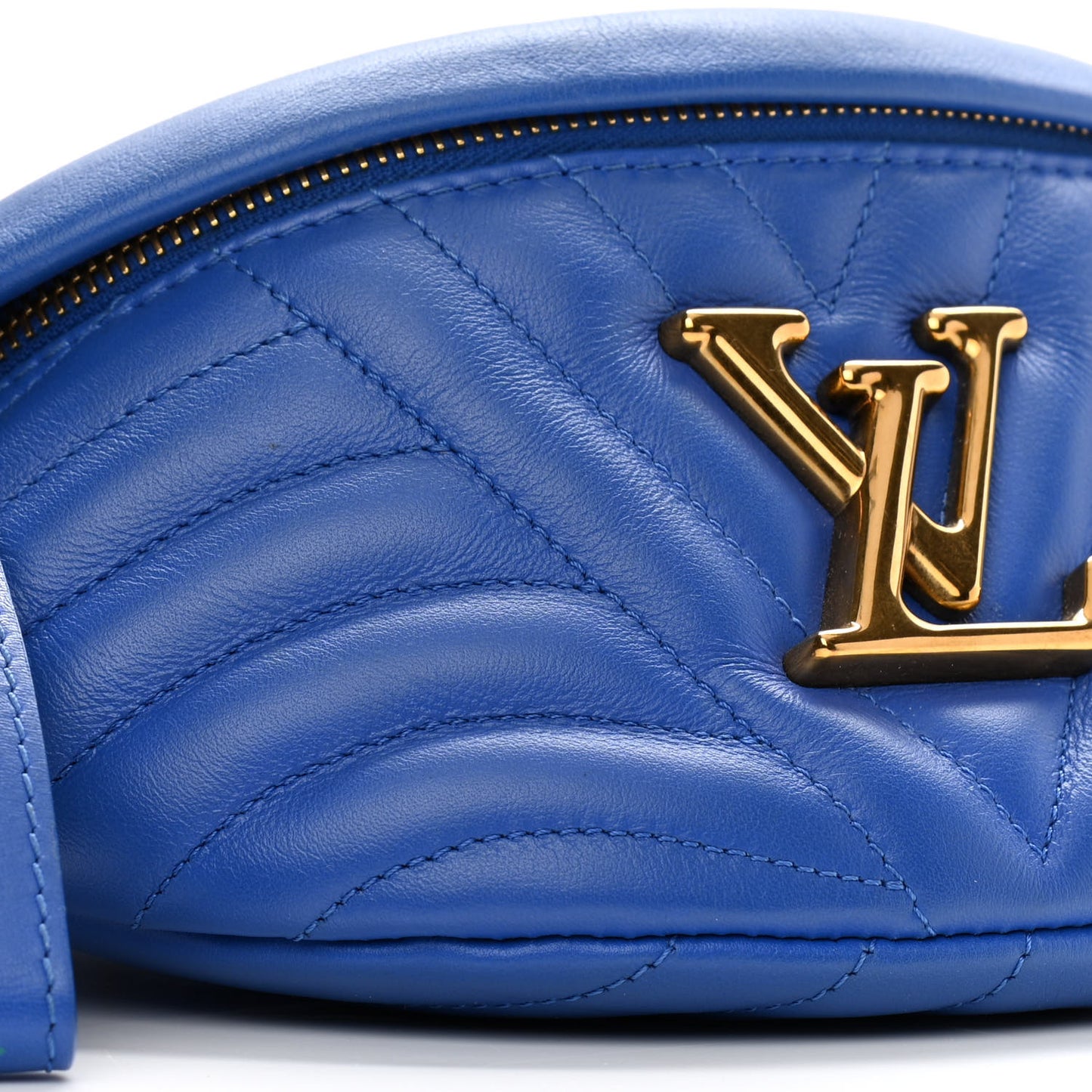 Calfskin New Wave Bumbag Blue Neon