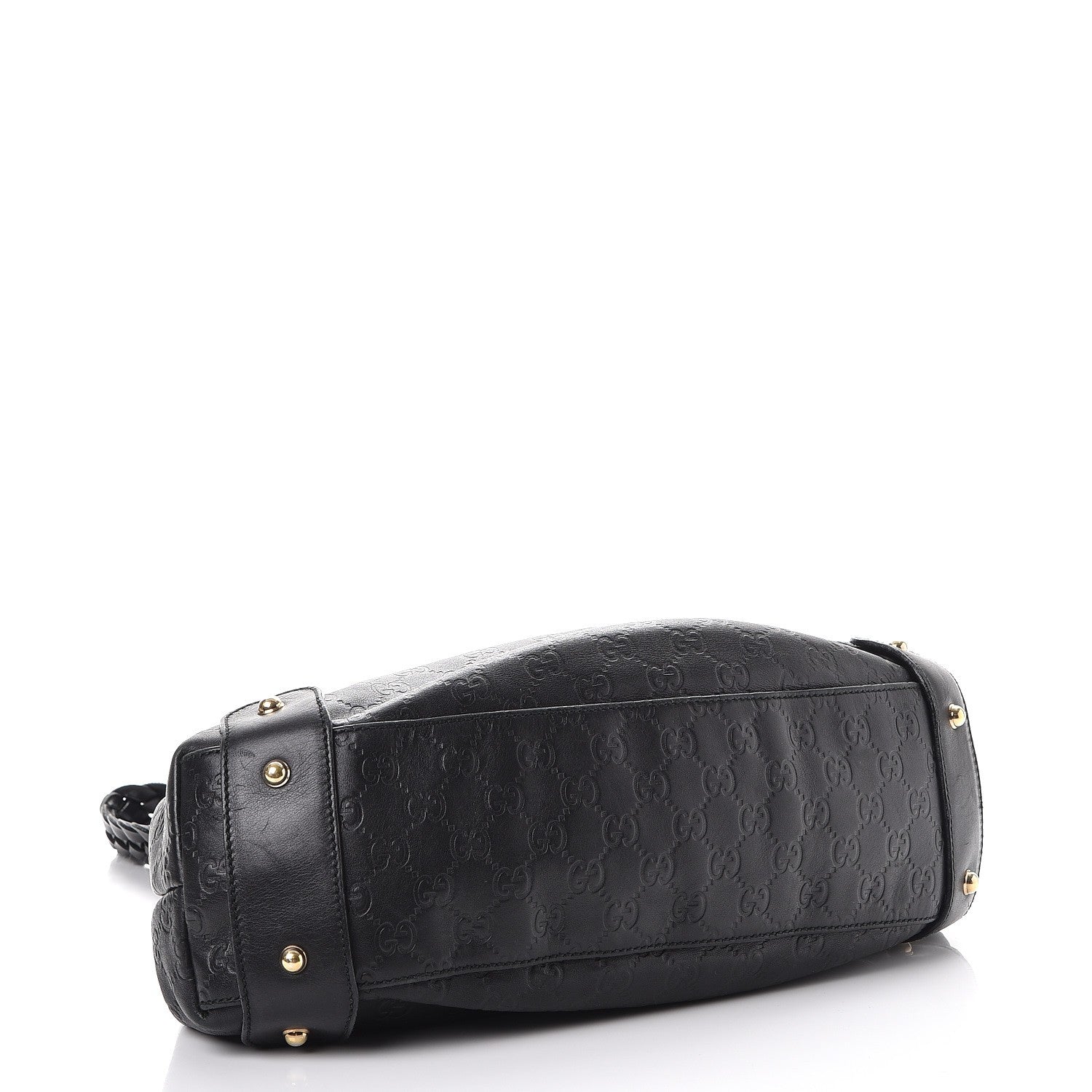 Gucci Guccissima Small Pelham Shoulder Bag Black 4 of 7
