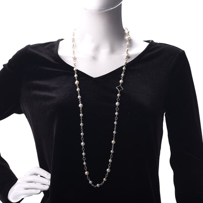 David Yurman Sterling Silver Pearl Bijoux Chain Necklace 40" 2 of 4