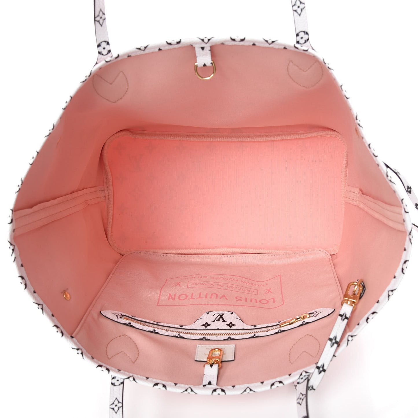 Monogram Giant Neverfull MM Rouge