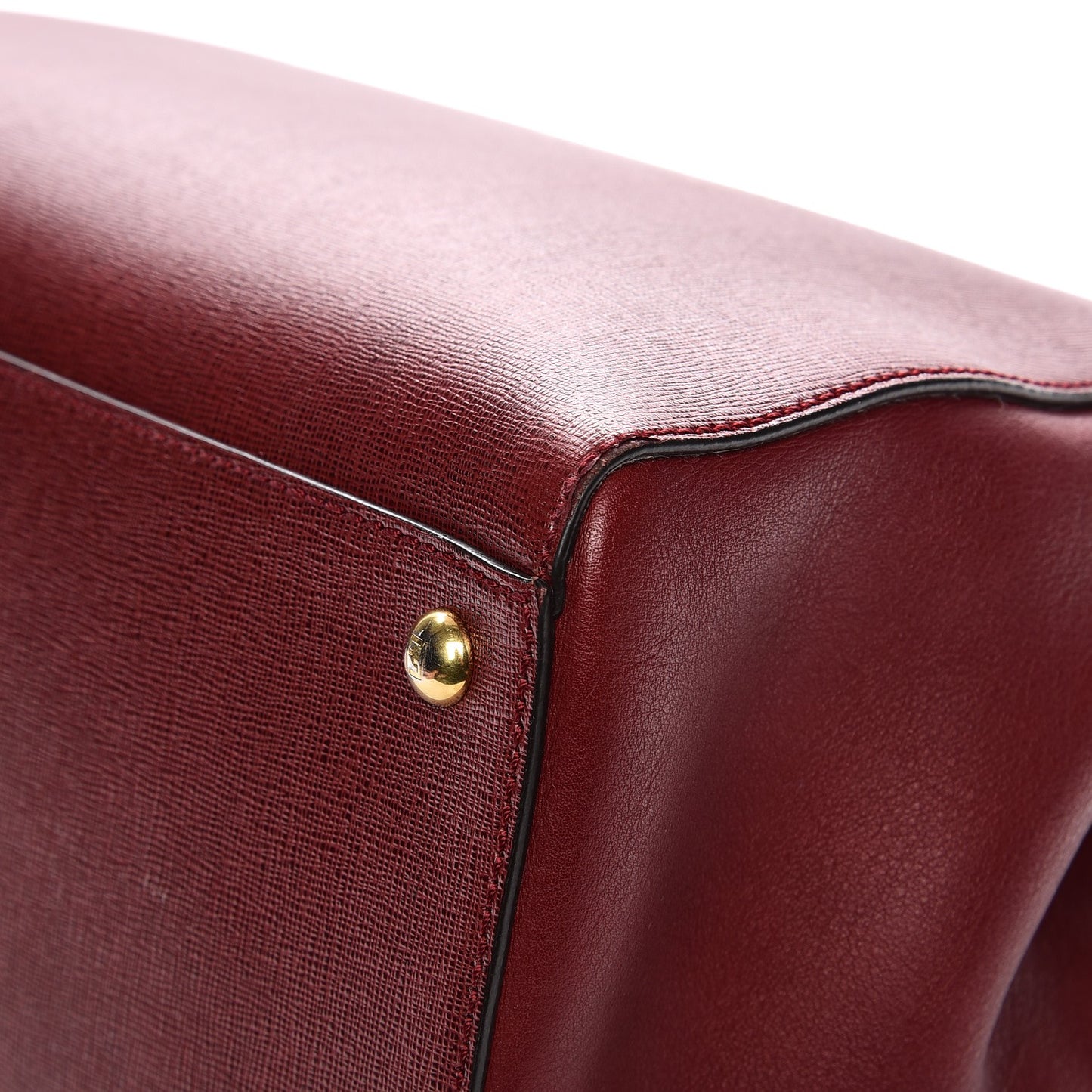 Vitello Elite Regular 2Jours Tote Rosso Scuro Ciliegia
