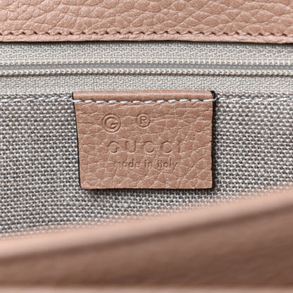 Gucci Dollar Calfskin Interlocking G Shoulder Bag Camelia 6 of 9